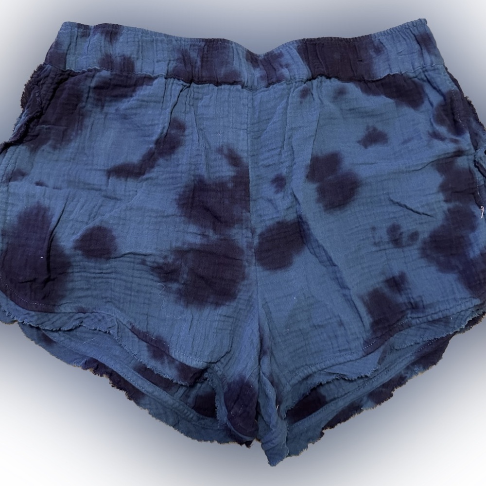 Blue Tie Dye Time and Tru Shorts